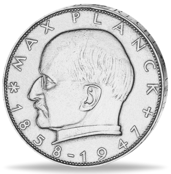 Bundesrepublik Deutschland 2 Deutsche Mark 1960 Max Plank Satz D F G