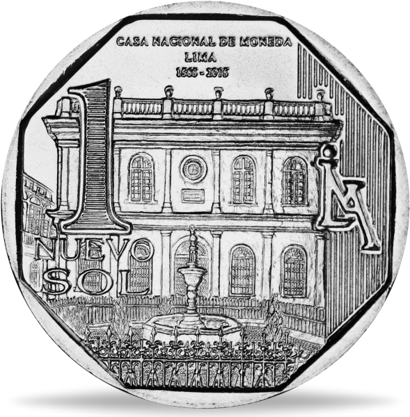 1 Nuevo Sol Casa National de Moneda Lima - Vorderseite Münze