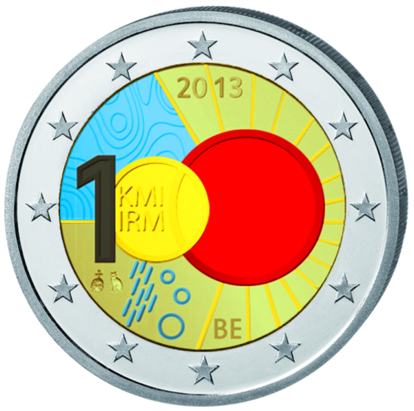 2 Euro Meteorologisches Institut - Vorderseite Münze