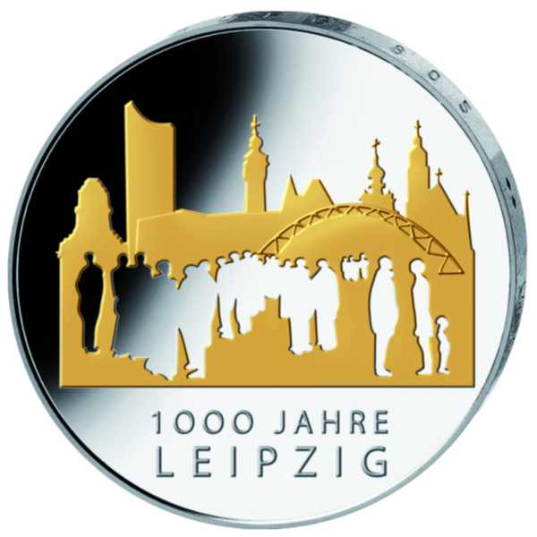 10 Euro Leipzig - Vorderseite Münze