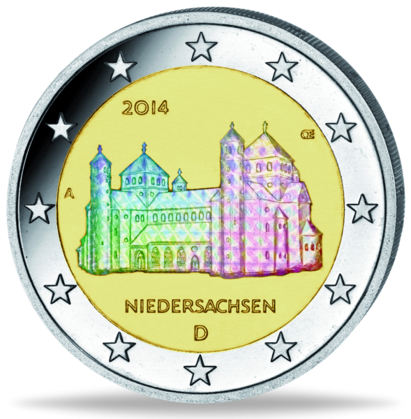 2 Euro Niedersachsen Hologram - Vorderseite Münze