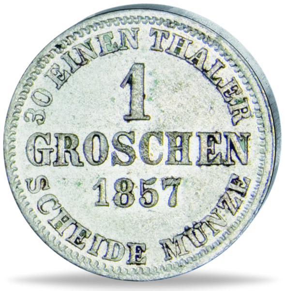 1 Groschen Sachsenross - Münze Vorderseite