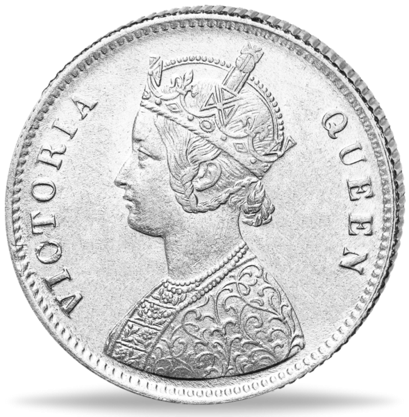 1 Rupie Victoria Empress - Vorderseite Münze