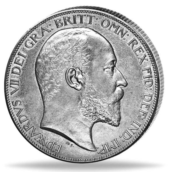 1 Crown Edward VII. - Münze Vorderseite