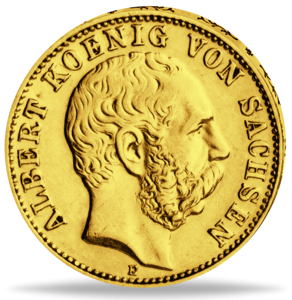 SACHSEN, 20 Mark 1894 E, J.264 - Münze Vorderseite