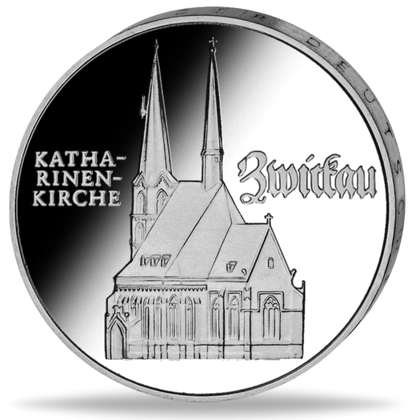 5 Mark Zwickau Katharinenkirche - Münze Vorderseite