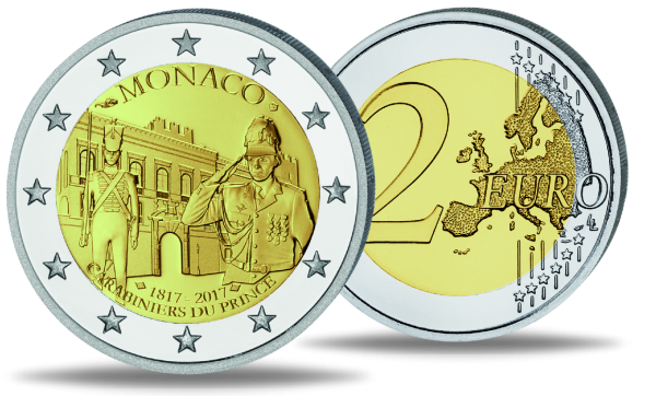 Monaco 2 Euro 2017 PP 200. buy Jahre fürstliche Karabinierskompanie