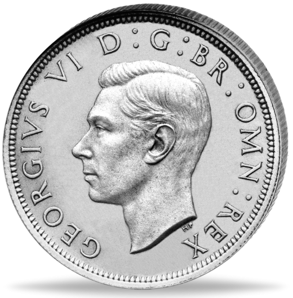 Crown George VI 1937 - Münze Vorderseite