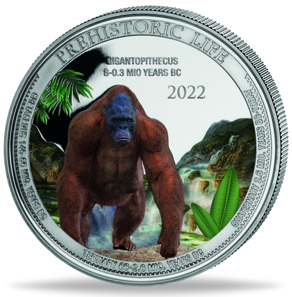 20 Francs Gigantopithecus - Münze Vorderseite