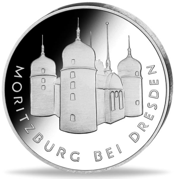 Gedenkprägung Moritzburg bei Dresden - Münze Vorderseite