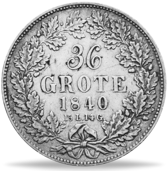 36 Grote´Bremen - Vorderseite Münze