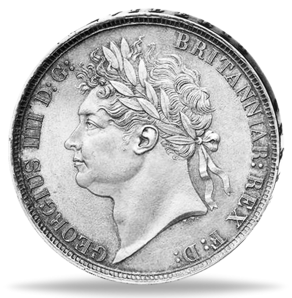 1 Crown Georg IV. - Münze Vorderseite