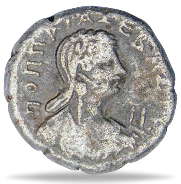 Tetradrachme Kaiser Nero - Poppaea - Römisches Reich - Münze Vorderseite