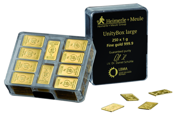 250 x 1g UnityBox Heimerle und Meule - Satzbild