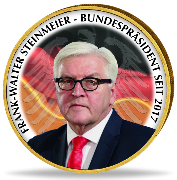 2 Euro Frank-Walter Steinmeier - Vorderseite Farbmünze