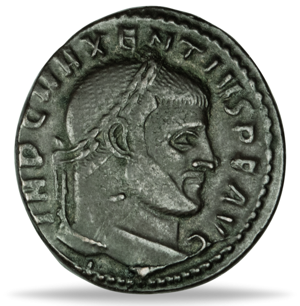 Follis Maxentius - Vorderseite Münze