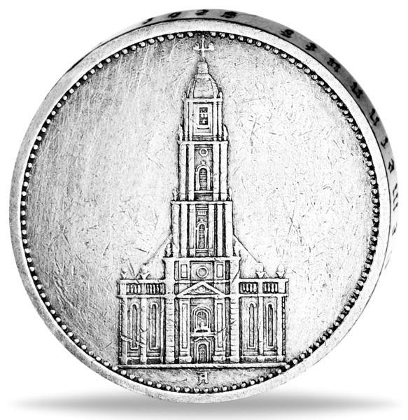 5 Reichsmark 1934-1935, Garnisionskirche J.357 - Silber - Münze Vorderseite