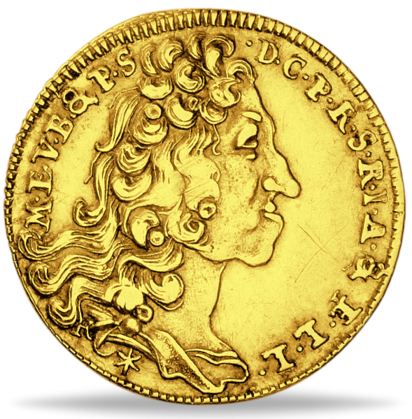 1/2 Max d'or 1723, Kurfürst Maximilian II. Emanuel - Gold - Münze Vorderseite