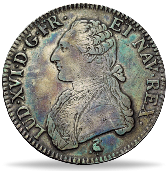 1 Ecu Ludwig XVI - Vorderseite Münze