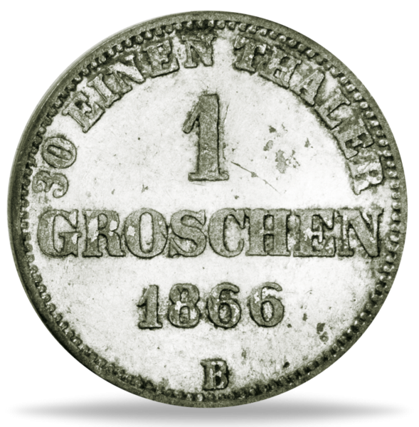 1 Groschen Großherzog Nikolaus Friedrich Peter - Münze Vorderseite