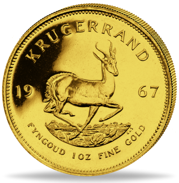 Krugerrand 1967 - Vorderseite Münze