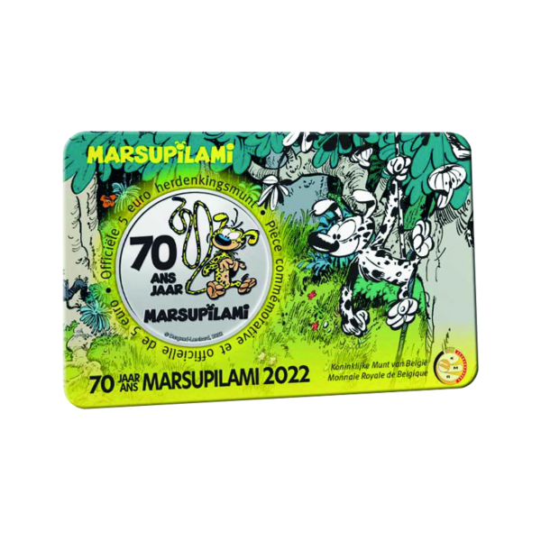 5 Euro Marsupilami Comic - Vorderseite Coincard