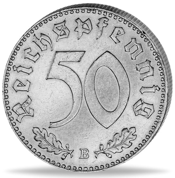 50 Reichspfennig - Vorderseite Münze