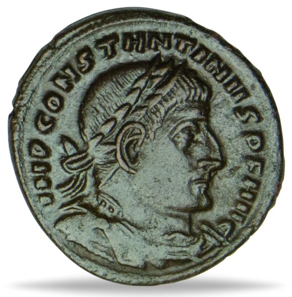 Follis Konstantin I. - Vorderseite Münze