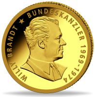 Bundesrepublik Deutschland, Willy Brandt Gold-Gedenkprägung