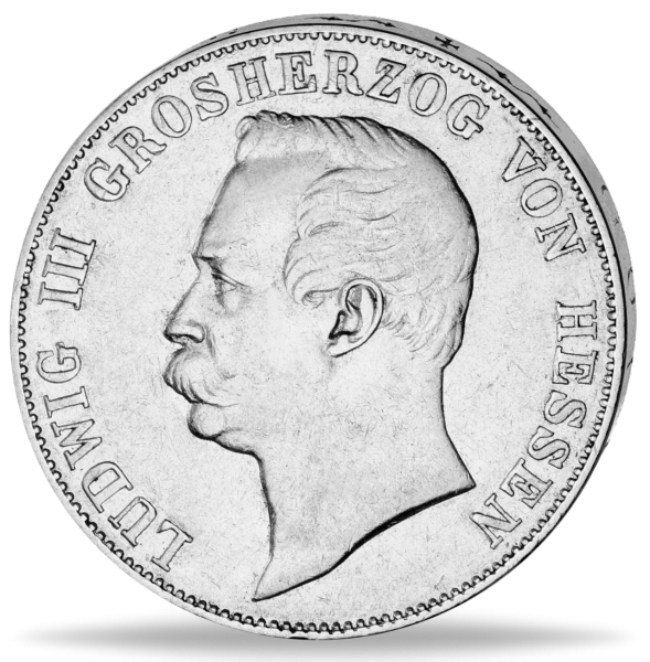 Vereinstaler Ludwig III. Thun 200 - Münze Vorderseite