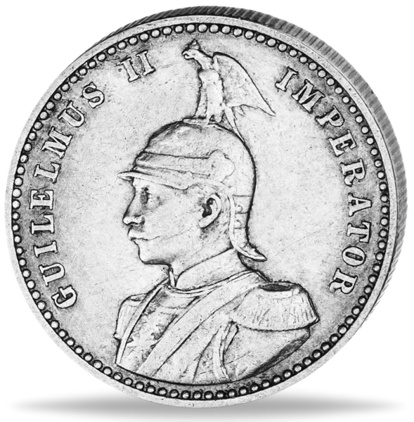 1_4 Rupie Wilhelm II - Vorderseite Münze