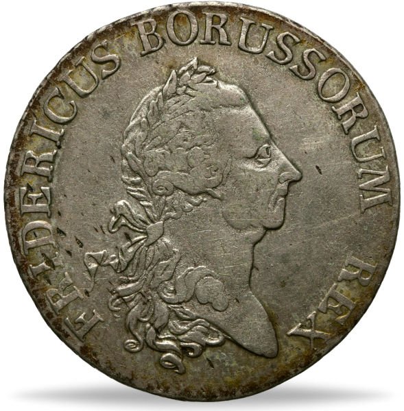 Königreich Preußen, Taler 1781, König Friedrich II. der Große Münze Vorderseite