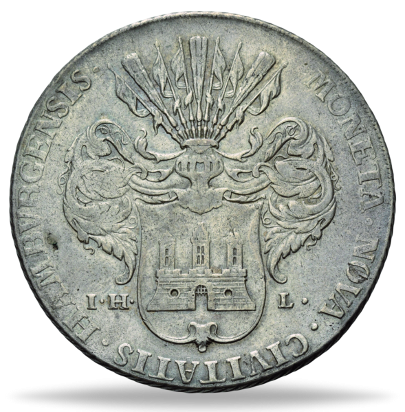 Freie und Hansestadt Hamburg, Speciestaler 1735 IHL - Silber Münze Vorderseite