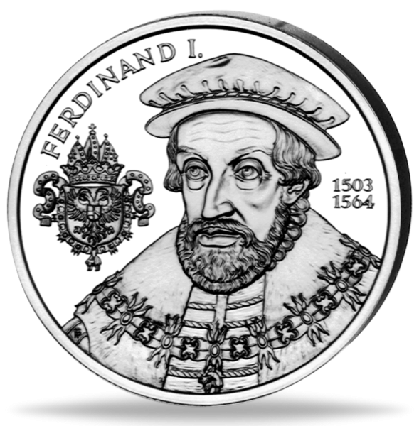 Österreich, 20 Euro „Neuzeit Ferdinand I.“, 2002, PP - Münze Vorderseite