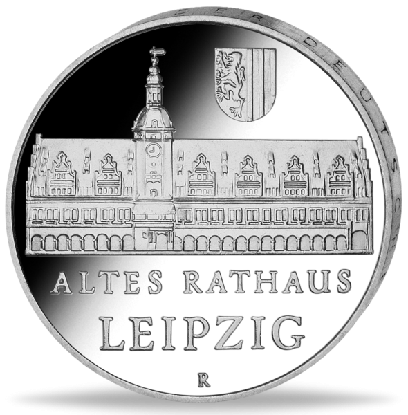 5 Mk Leipziger Rathaus - Münze Vorderseite