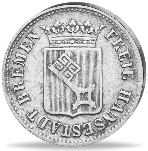 BREMEN, 12 Grote 1841 - Silber - Münze Vorderseite