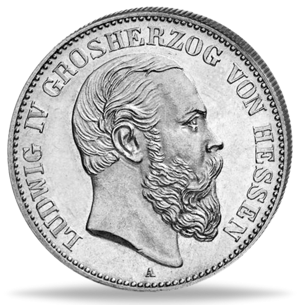 5 Mark Ludwig II. - Bayern - 1876 - Münze Vorderseite