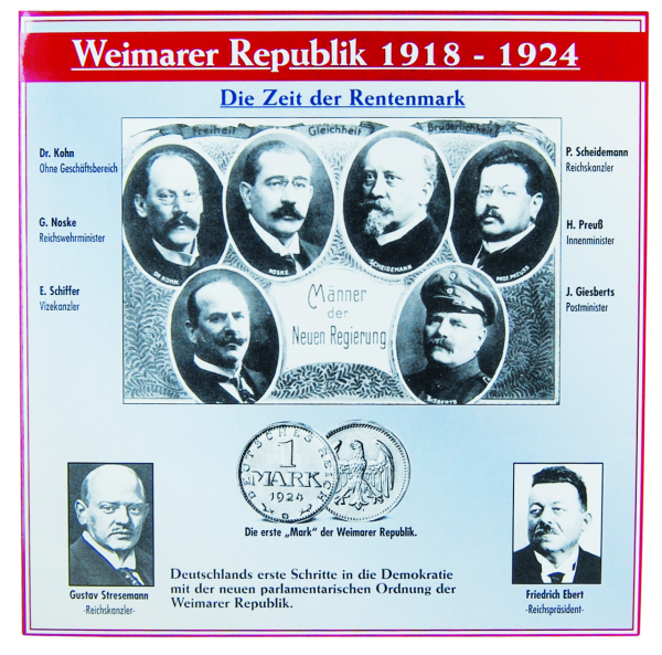 Rentengeld Weimar Front - Sammelmappe