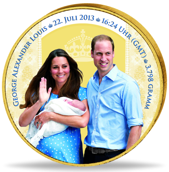 1 Penny Royal Baby Edition - Münze Vorderseite