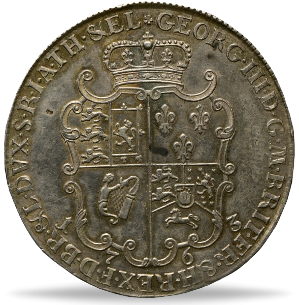 Braunschweig-Lüneburg-Calenberg, Taler 1763, Herzog Georg III. Münze Vorderseite