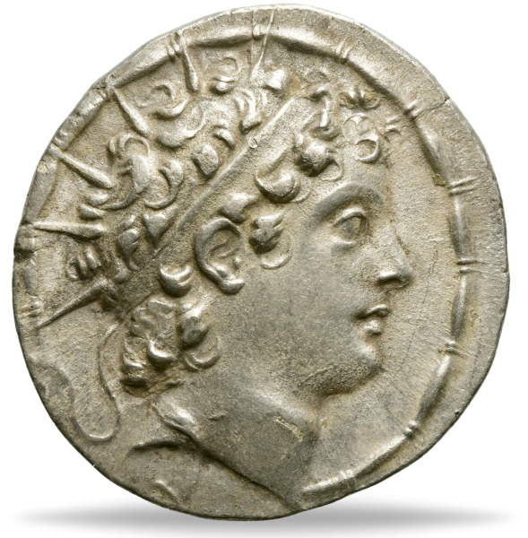 Syrien, Tetradrachme 145-142 v. Chr., Antiochos VI. Dionysos Münze Vorderseite