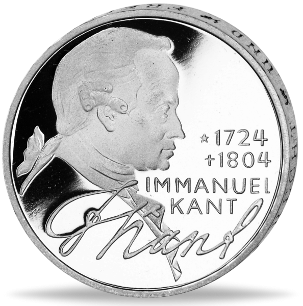 5 DM Immanuel Kant - Münze Vorderseite