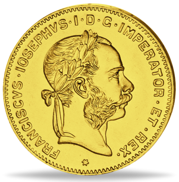 4 Florin Franz Joseph 1892 - Vorderseite Münze