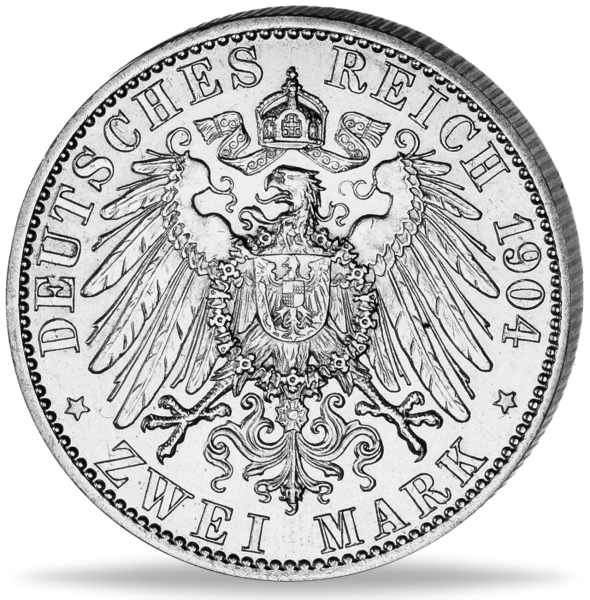 2 Mark 400. Geburtstag Philipp des Großmütigen 1904 - Silber - Münze Vorderseite