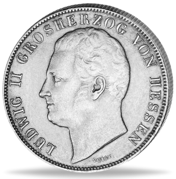 1 Gulden Großherzog Ludwig II. - Münze Vorderseite