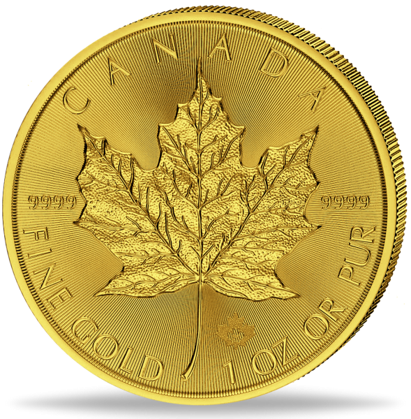 Kanada 50 $ Maple Leaf 1 Unze Gold 2025 - Münze Vorderseite