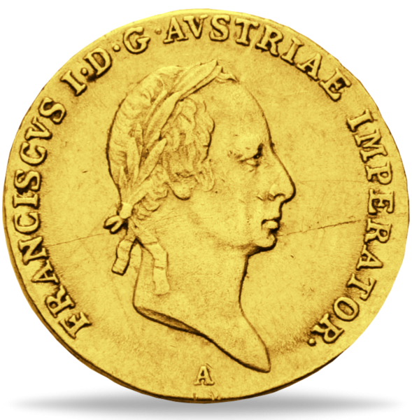 Dukat Habsburg 1830 - Vorderseite Goldmünze