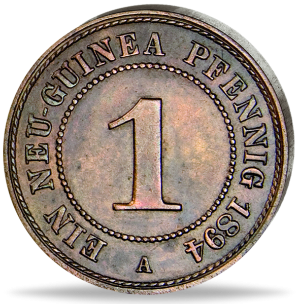 Deutsch-Neuguinea 1 Pfennig 1894 Fast Stempelglanz - Münze Vorderseite