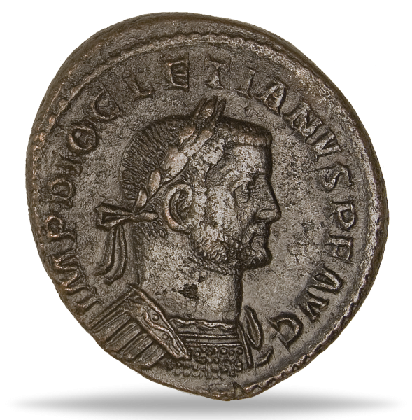 Gross Follis Diocletian - Vorderseite Münze