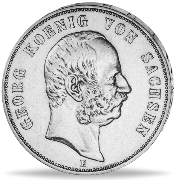 5 Mark Georg - Münze Vorderseite